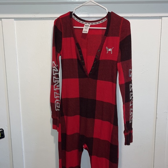 Pink Victoria Secret red and full body sleeper - Picture 7 of 9